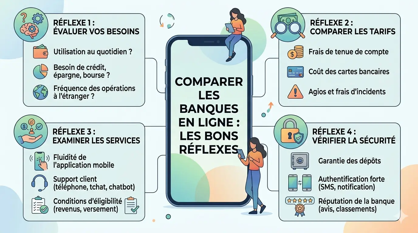 Comparer Les Banques En Ligne Les Bons Reflexes